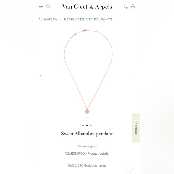 Van Cleef & Arpels Sweet Alhambra Pendant Necklace - Picture 5 of 6